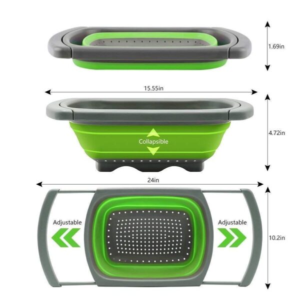 Big Smart Foldable Drain Basket - Image 2