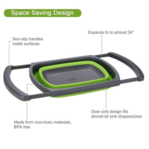 Big Smart Foldable Drain Basket - Image 3